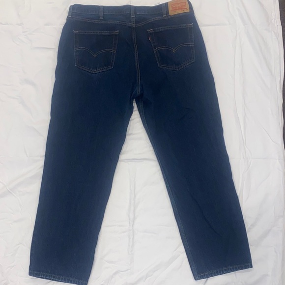 Levi's Navy Blue Relaxed Fit Men's Jeans - Picture 4 of 5